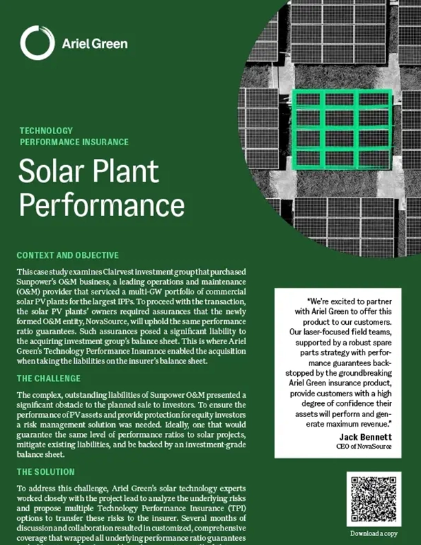 Solar Plant Performance